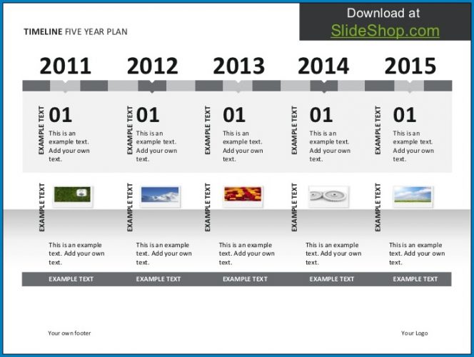 √ Free Customizable 5 Year Plan Timeline Template