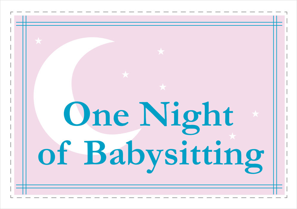 Babysitting Coupon Free Printable