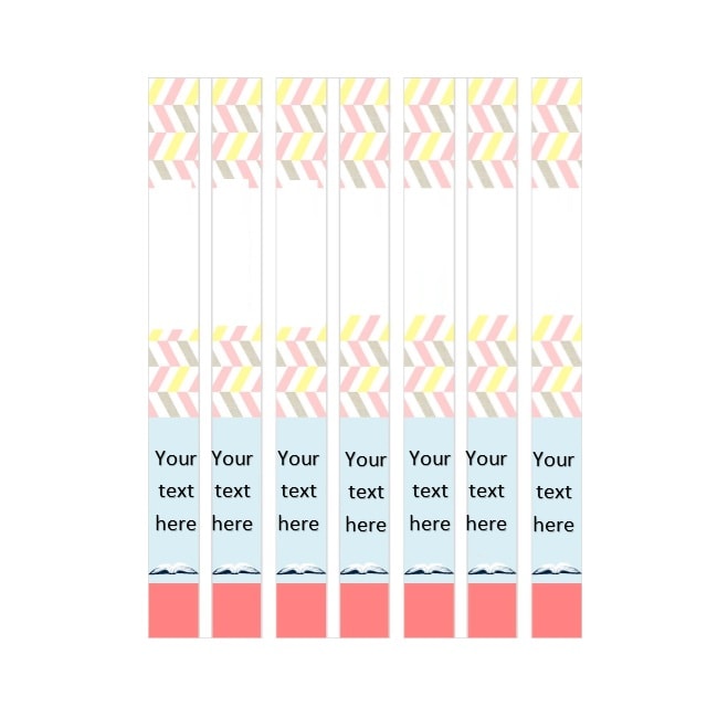 Binder Spine Template