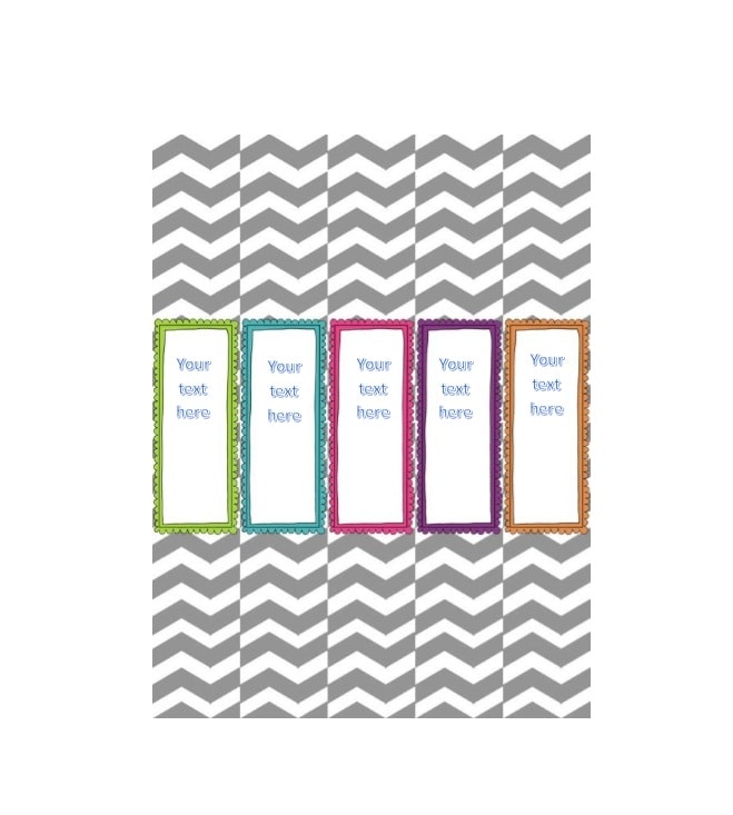 Binder Spine Template