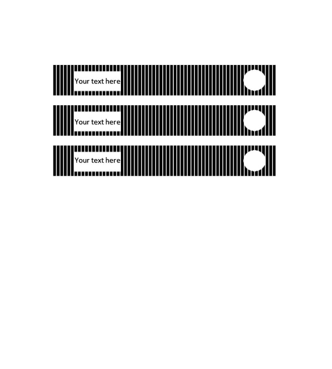 Binder Spine Template