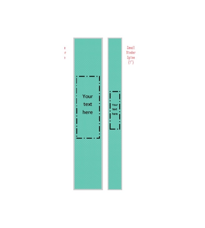 Binder Spine Template