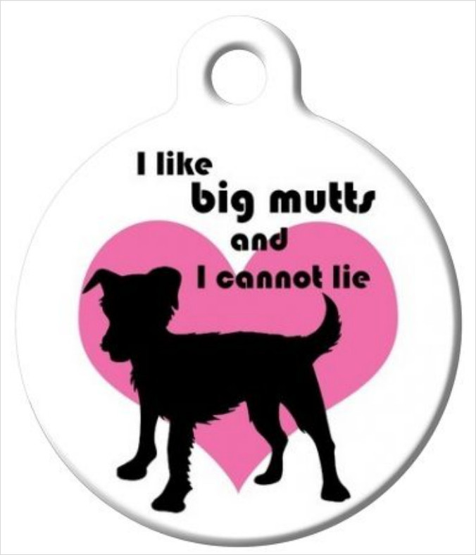 Cute Dog Tag Template