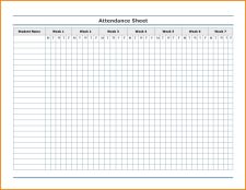 Daily Attendance Tracker for an Individual Employee