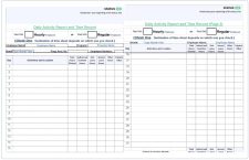 Daily Work Status Sheet Template Example