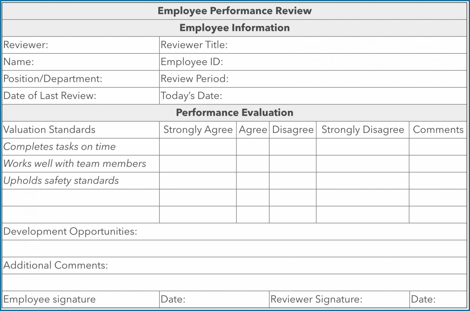 free-printable-employee-review-form