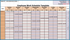 √ Free Printable Staff Schedule Template