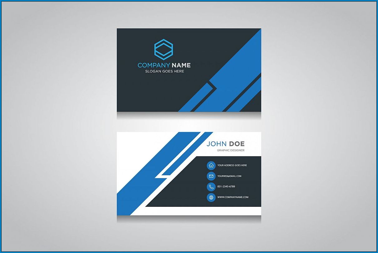 Example of Business Card Template