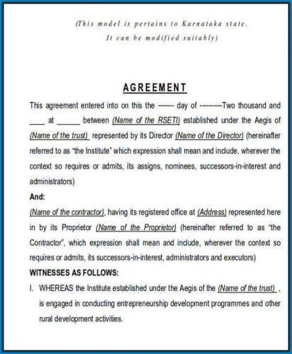 √ Free Labour Contract Agreement For Construction Of House