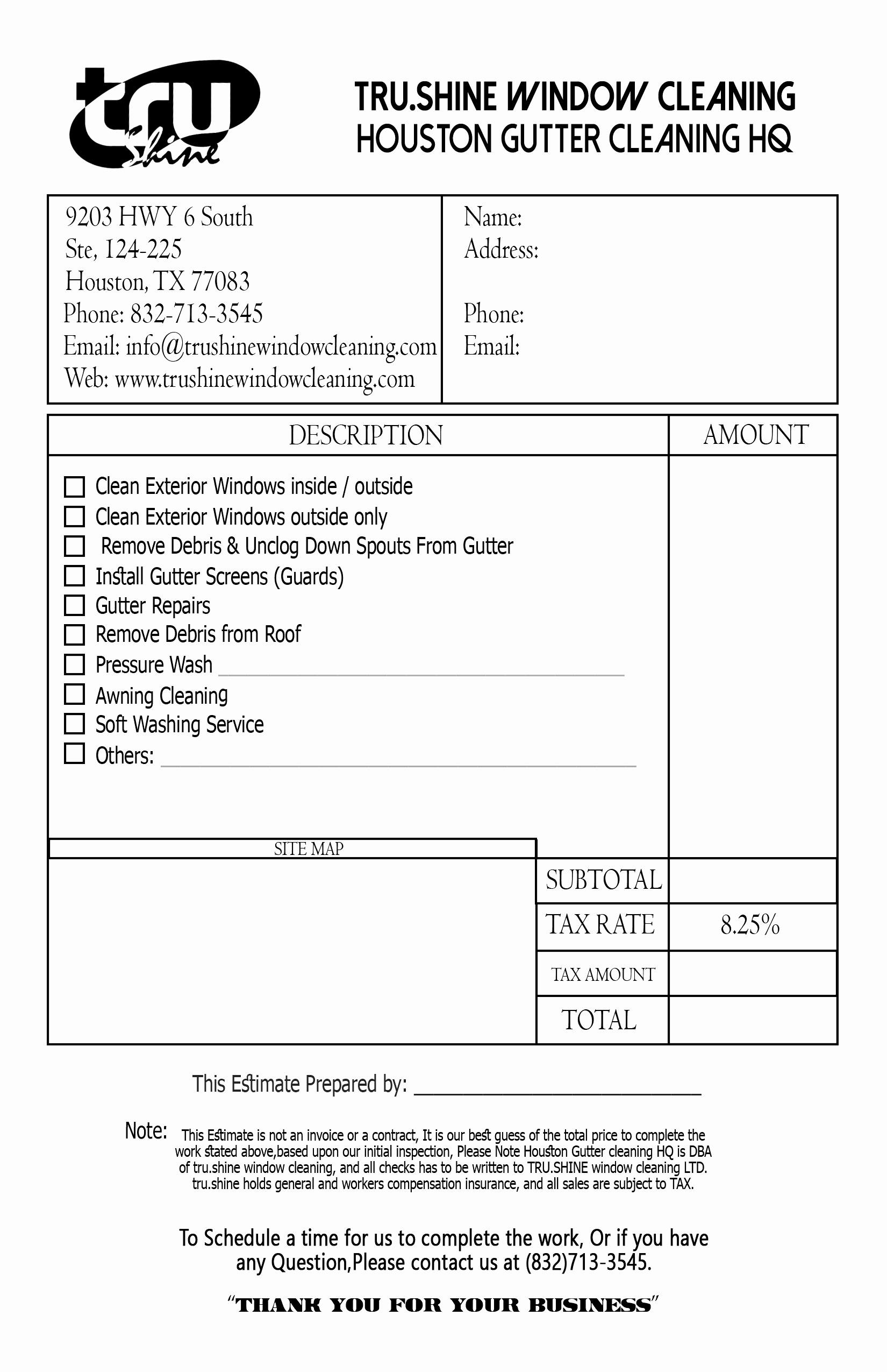 pressure washing contract forms Inspirational Pressure Washing Contract Template Luxury Pressure Washing Contract