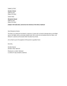 Example of Printable Authorization Letter Template