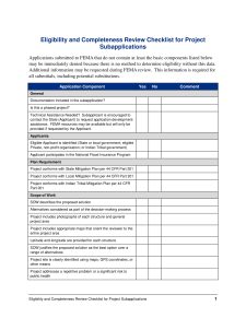 Example of Printable Project Completion Checklist Template