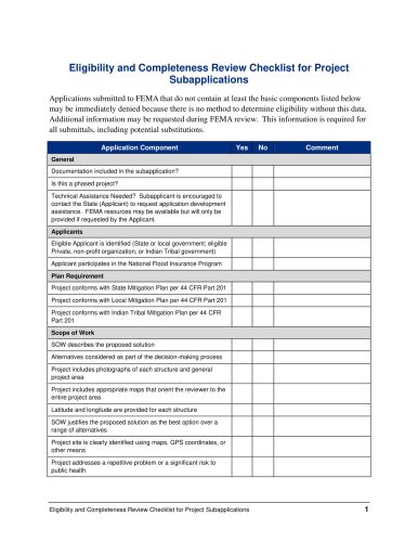 √ Printable Project Completion Checklist Template