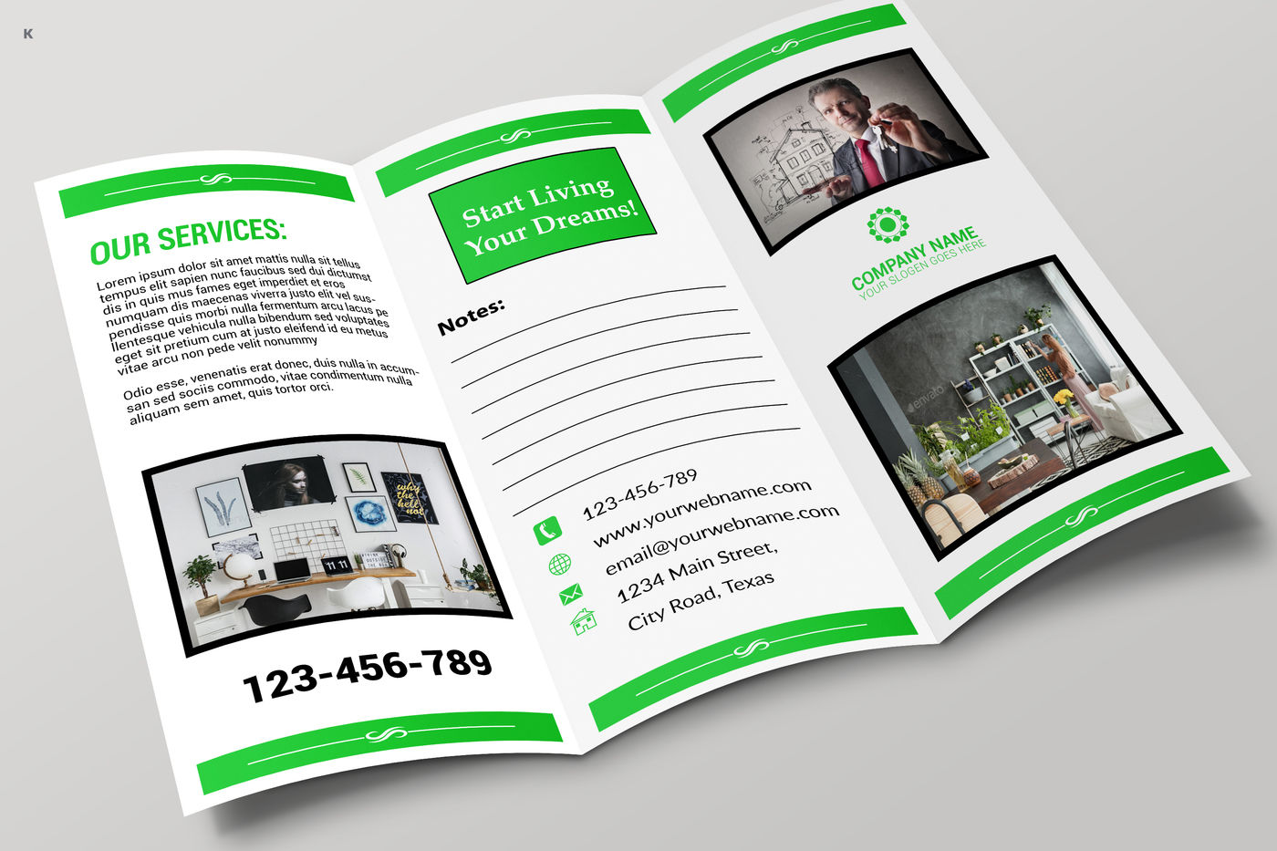 Example of Printable Real Estate Brochure Template