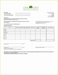 Example of Printable Tree Removal Estimate Template