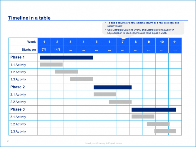 Free Printable Project Plan Template