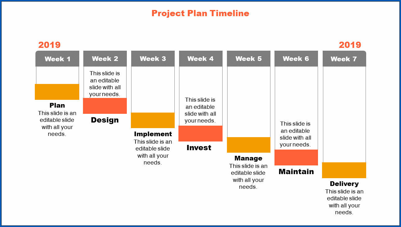 Example of Project Timeline Template