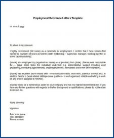 Example of Recommendation Letter For Job