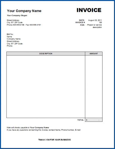 √ Free Editable Service Receipt Template