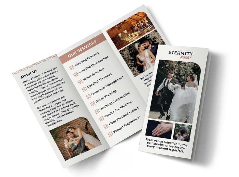 Example of Wedding Party Brochure Template