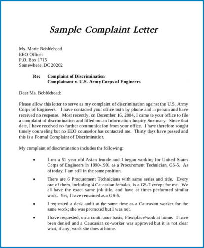 formal-letter-of-complaint-template