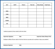 free printable time sheets pdf templateral