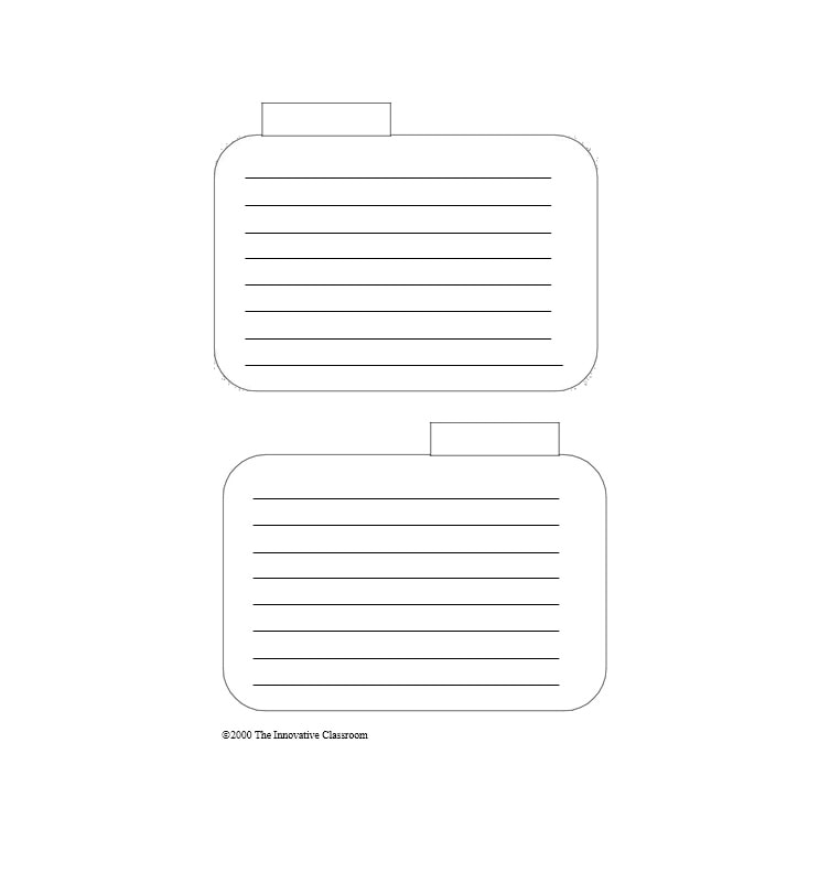 Index Card Template