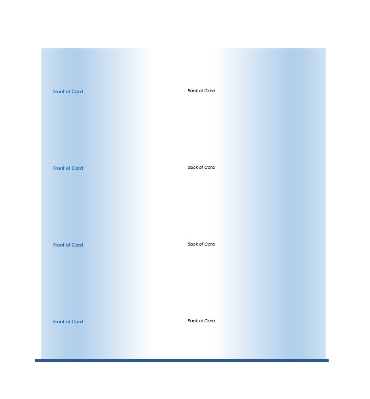 Index Card Template