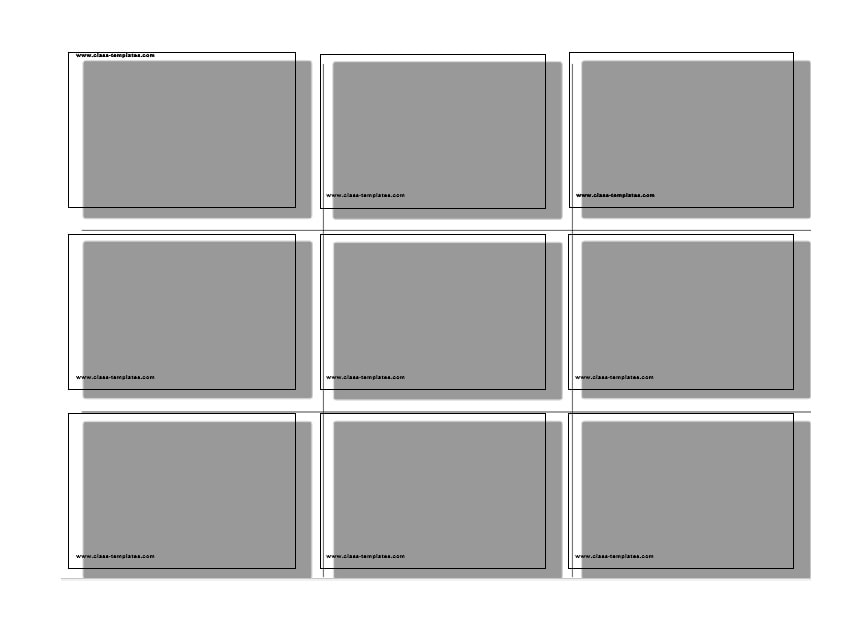 Index Card Template