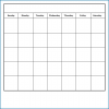 √ Free Printable Monthly Calendar Template