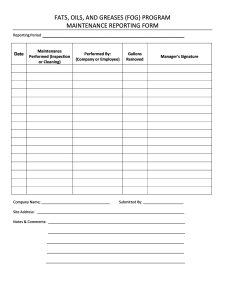 Office Maintenance Log Template Example