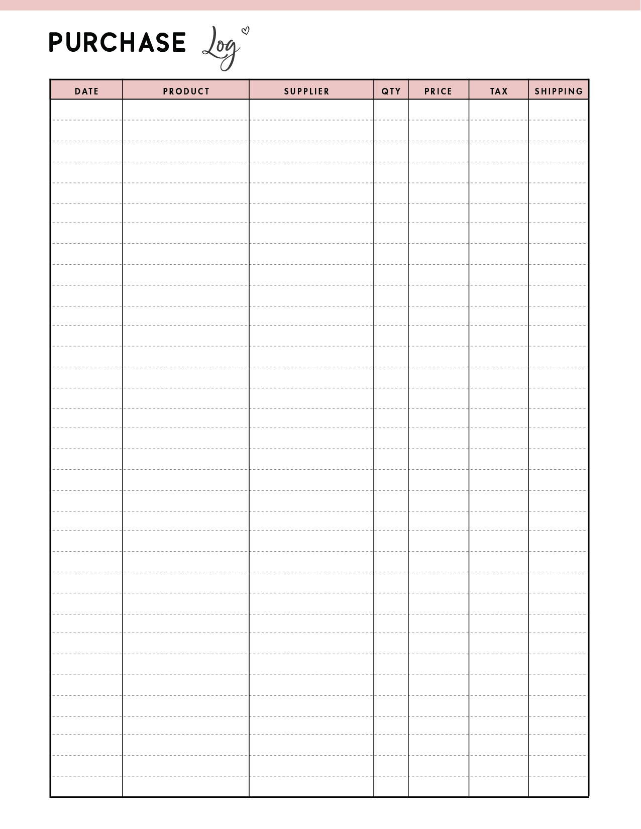 Order Tracker Template Example