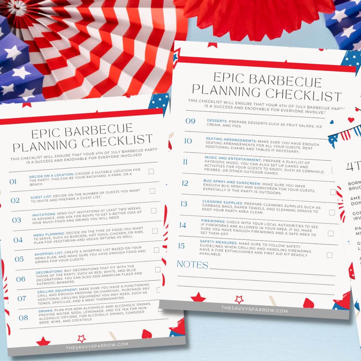 Printable BBQ Party Budget Worksheet Template Example