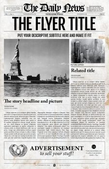 Printable Newspaper Template