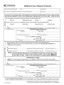 Printable Odometer Disclosure Statement Form Sample