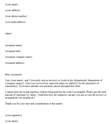 Printable Salary Request Letter Template Sample