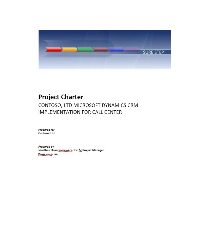 Project Charter Template