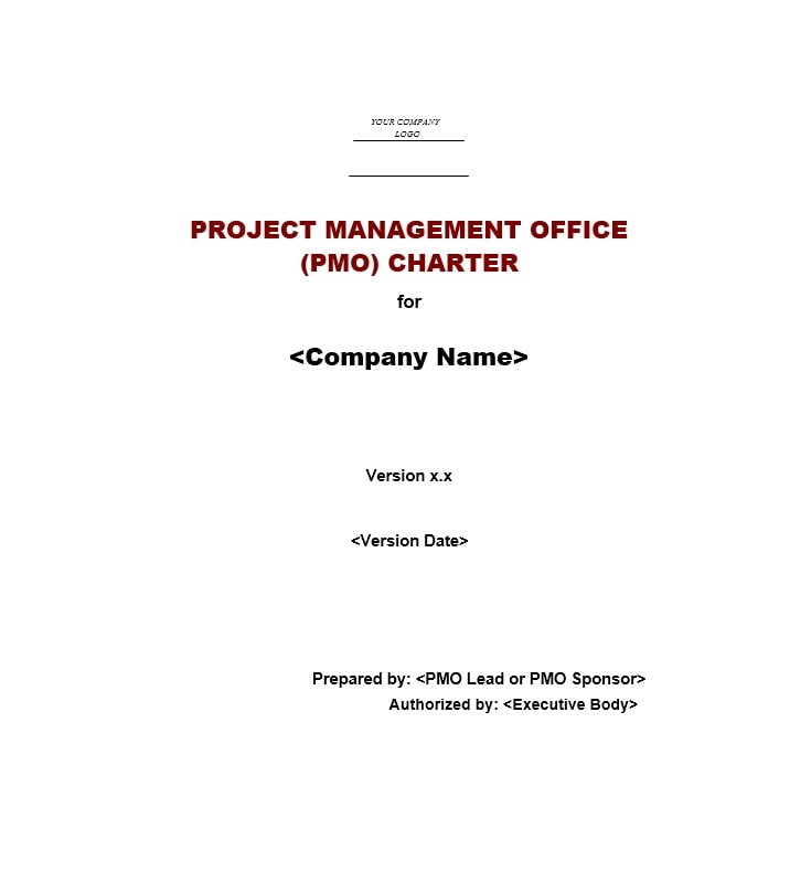 Project Charter Template