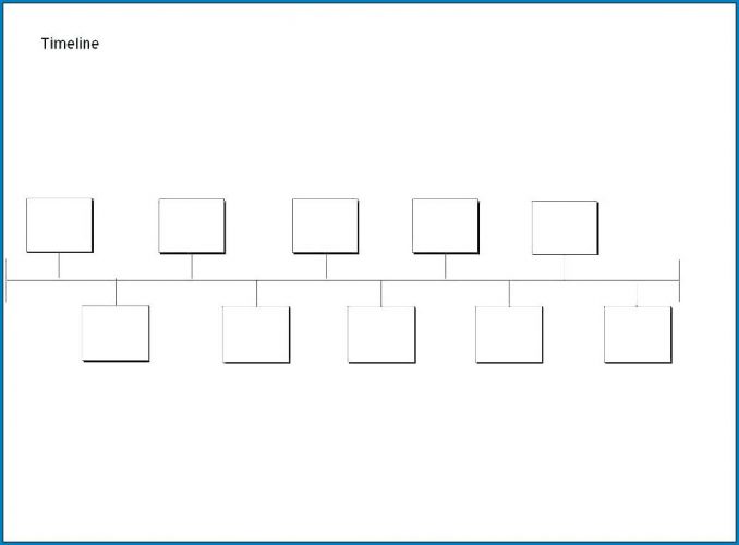 √ Free Customizable Blank Timeline Template