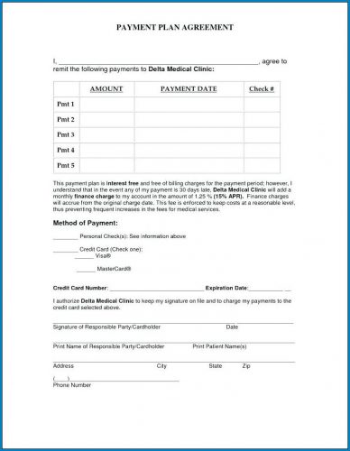 √ Free Editable Car Payment Agreement Letter Template