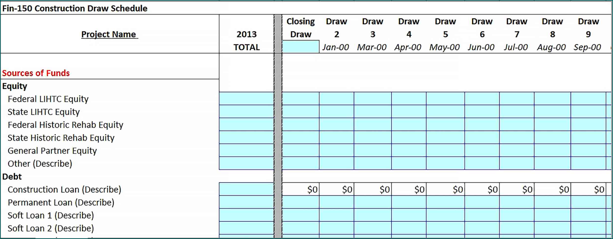 Sample of Commercial Construction Schedule Template