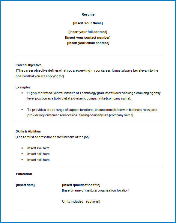 √ Customer Service Resume Template | Templateral