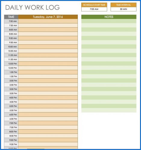 √ Free Printable Daily Schedule Template