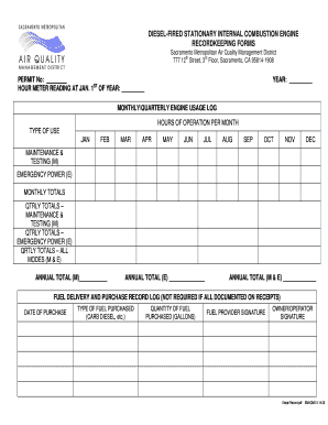 √ Free Diesel Issue Slip Template (Excel)