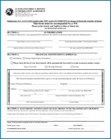 √ Free Printable Direct Deposit Authorization Form