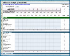 √ Free Printable Excel Budget Template