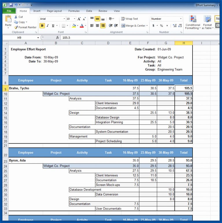 √ Free Excel Timesheet Formula With Lunch Break