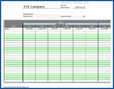 Sample of Free Excel Timesheet Template Multiple Employees