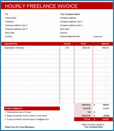 √ Free Printable Freelance Invoice Template