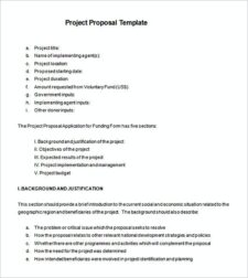 Sample of Governmental Project Proposal Template | Templateral